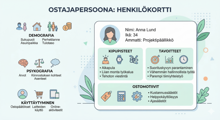 Customer persona - ostajapersoona